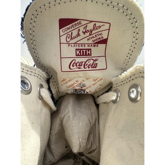 Converse x Kith x Coca-Cola Chuck 70 Hi Sneakers Men’s Size 9 Sample Shoes main image 5